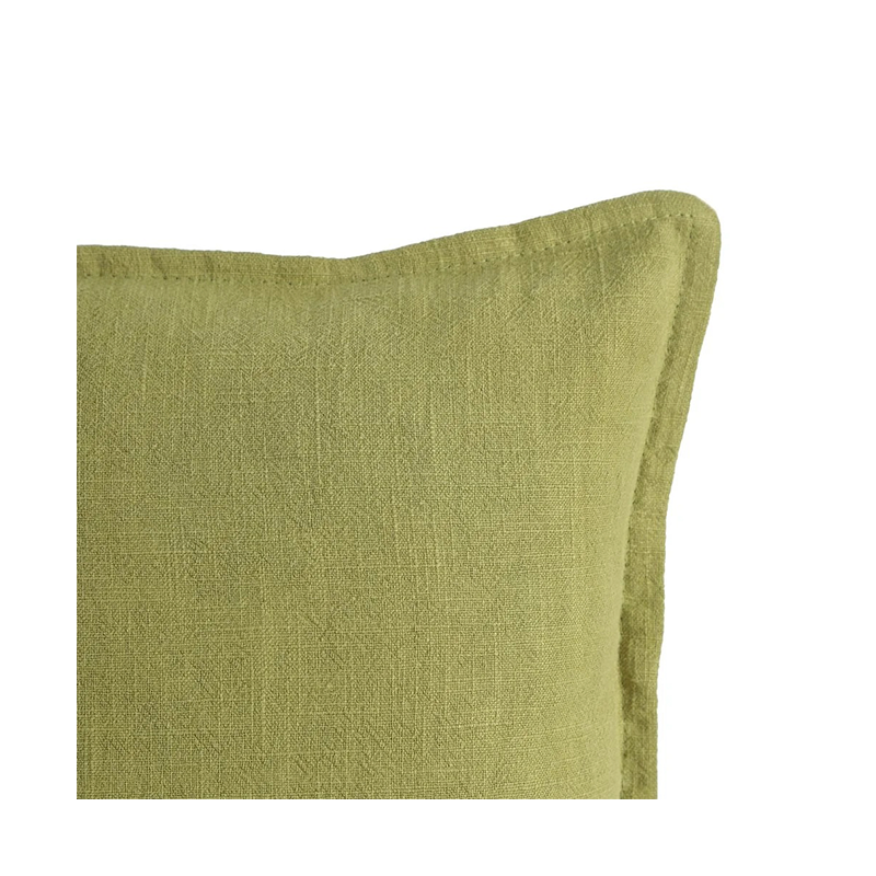 Cojín Verde lino/algodón 45x45cm