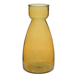 Jarrón amarillo vidrio...