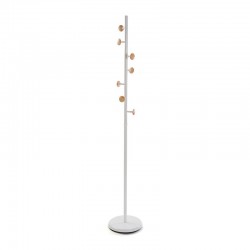 Perchero blanco/madera