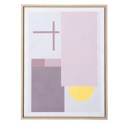 Cuadro  impresión AZUL/ROSA 4/M - 45x60cm