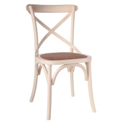 Silla OLME blanco crema