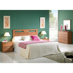Mesita 2 cajones WALNUT