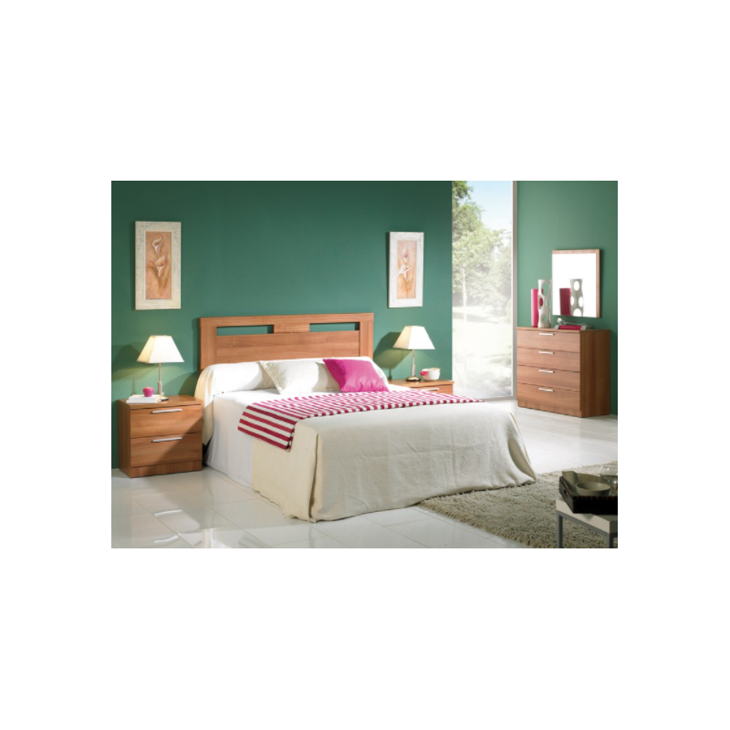 Mesita 2 cajones WALNUT