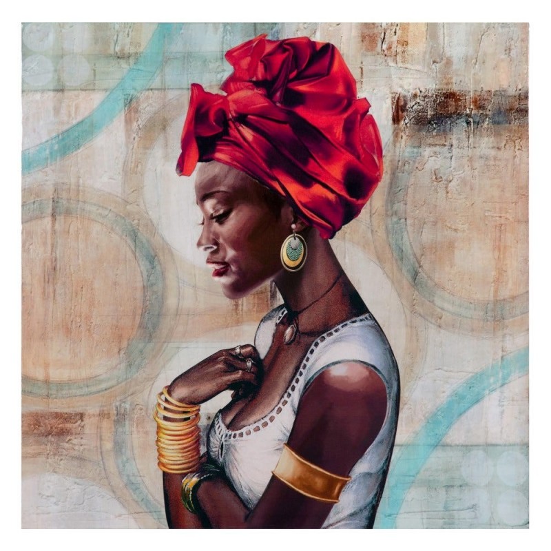 Cuadro AFRICANA 10 lienzo /60x60cm