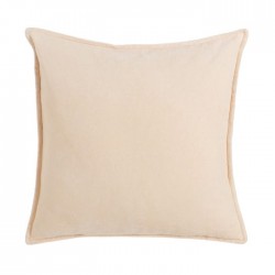 Cojín beige terciopelo 60x60cm