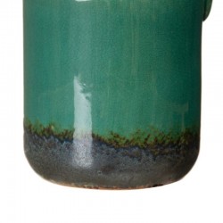 Jarrón cerámica bicolor 14,50x23cm