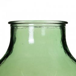 Jarrón verde vidrio 30x36cm