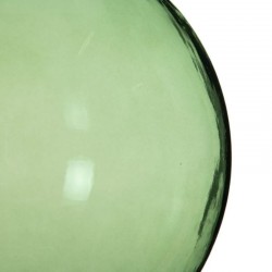 Jarrón verde vidrio 30x36cm