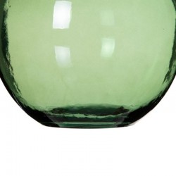 Jarrón verde vidrio 30x36cm