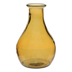 Jarrón amarillo vidrio...