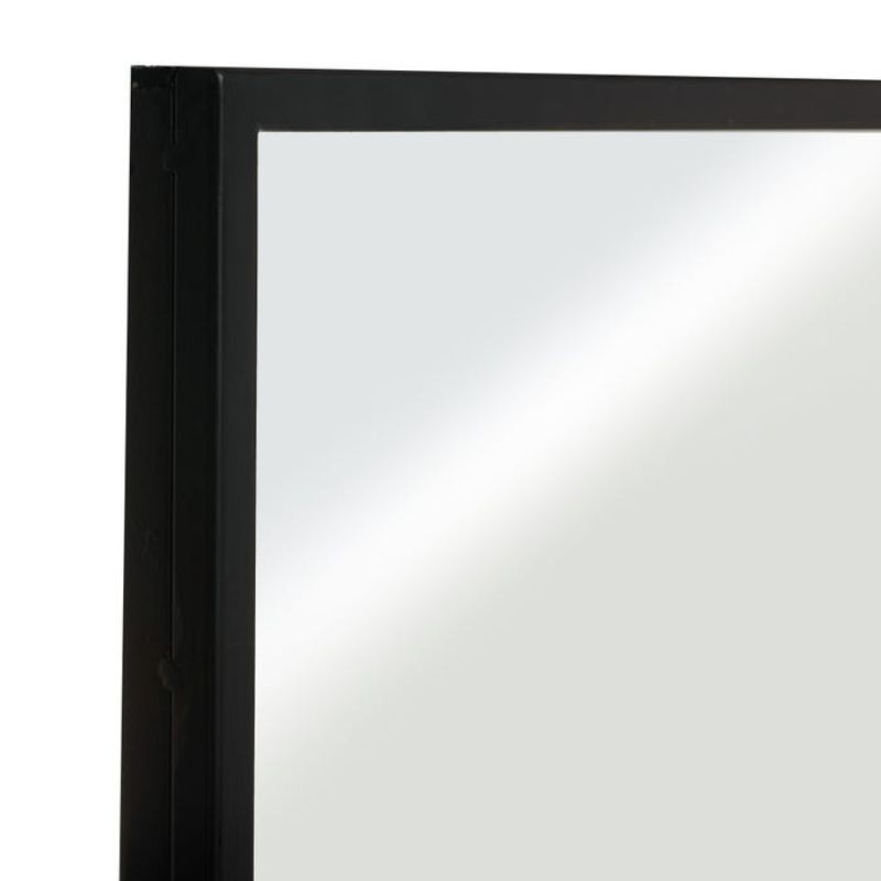 Espejo pared Ventana metal negro 90x120 horizontal y vertical