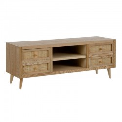Mueble TV natural RATÁN madera