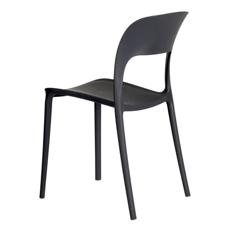 Silla CURVE ppleno gris oscuro