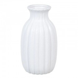 Jarrón blanco cerámica 27,50cm