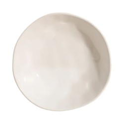 Plato hondo blanco irregular 20cm