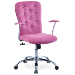 Silla estudio PRINCESS rosa