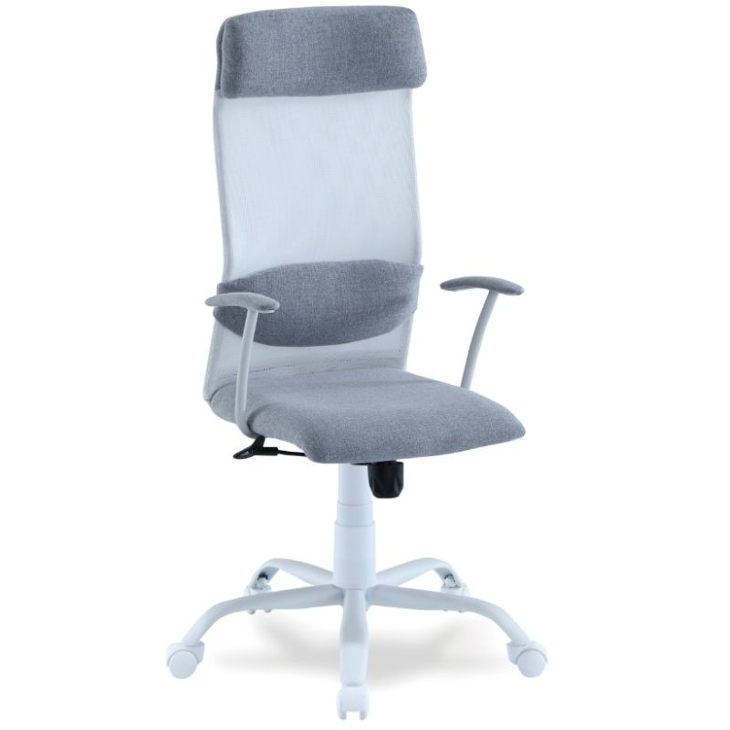 Sillón BALI gris perla / blanco