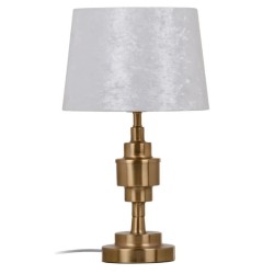 Lámpara de mesa oro metal