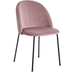 Silla VELVET rosa