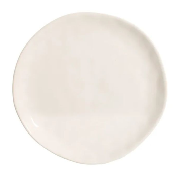 Plato llano blanco...