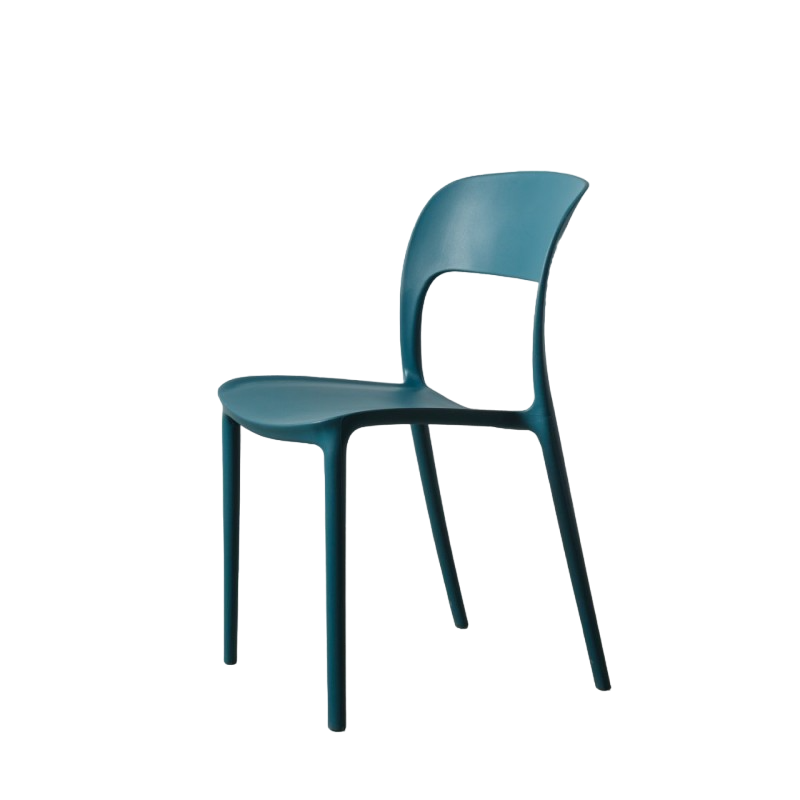 Silla CURVE ppleno azul