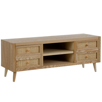 Mueble TV natural RATÁN madera