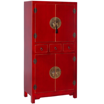 Mueble auxiliar rojo ORIENTE