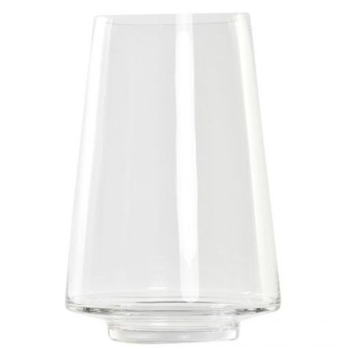 Jarrón cristal transparente 17x25cm