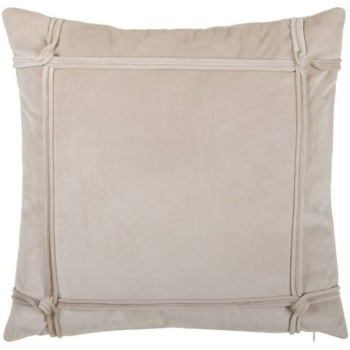 Cojín Beige terciopelo 45x45cm