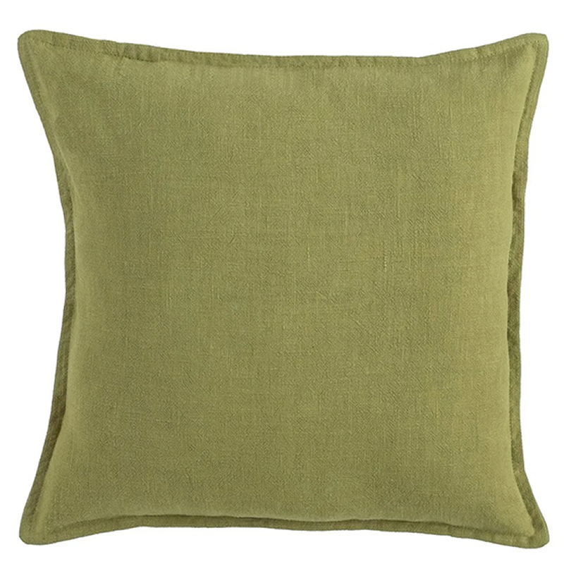 Cojín Verde lino/algodón 45x45cm