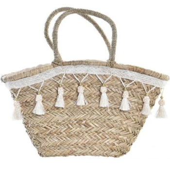 Bolso Seagrass Natural BOHO 59x16x30cm