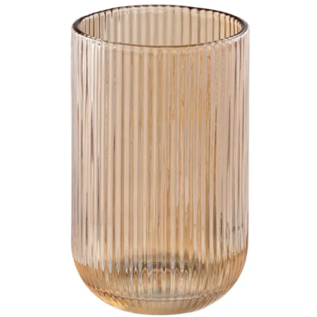 Vaso cristal MARRÓN