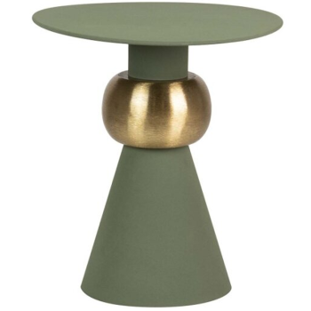 Mesa Auxiliar Metal VERDE/ORO