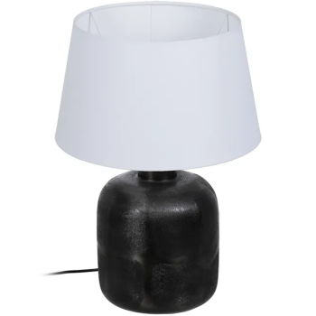Lámpara Sobremesa ESMA/ 57cm /Negro /Metal