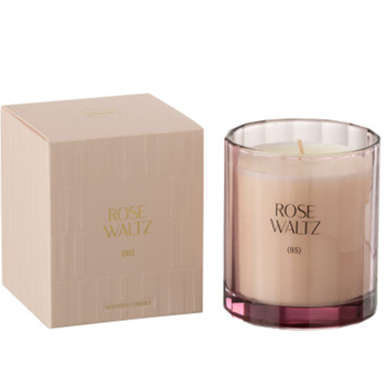 Vela Perfumada ROSA WALTZ /Vidrio /30 Horas