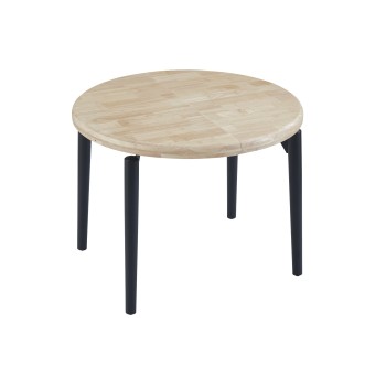 MESA COMEDOR REDONDA EXTENSIBLE 100 - 140 - 180 CM MOON NORDISH / NEGRO.
