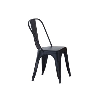 SILLA COMEDOR TOLIX NEGRO.